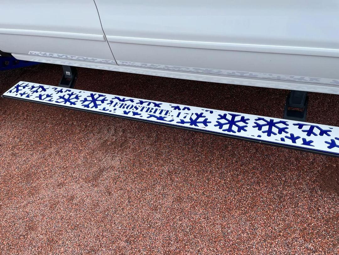 Custom Metal Step Overlays