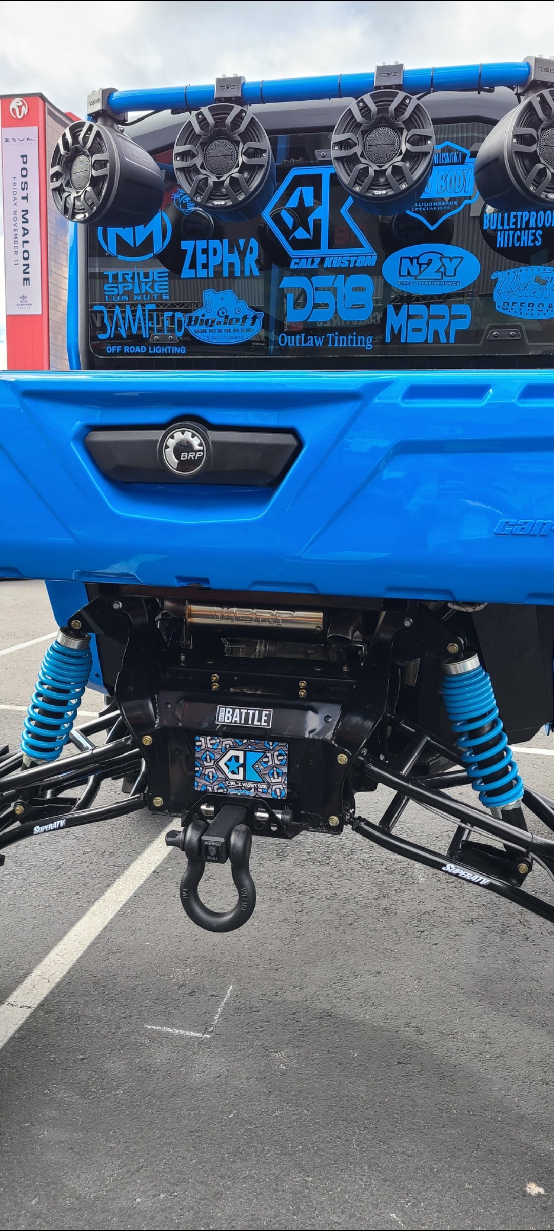 Motorcycle/UTV Plate Cover